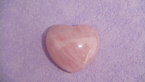 coeur en quartz rose