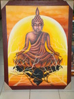 Peinture de boeddha thai 70x90cm