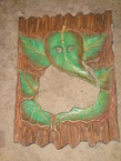 Un mirroir de Ganesha 40x30cm