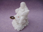 Boeddha sur crapeau à trois pattes 